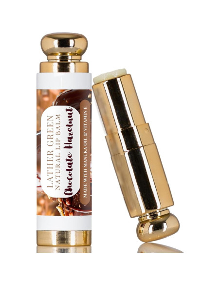 Bálsamo Labial Natural LatherGreen Chocolate Avellana 4g Bálsamo Labial Natural LatherGreen Chocolate Avellana 4g