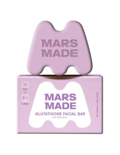 Jabón Facial MARSMADE con Glutatión y Salvado de Arroz 95g