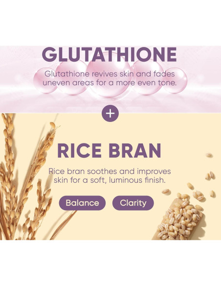 Jabón Facial MARSMADE con Glutatión y Salvado de Arroz 95g