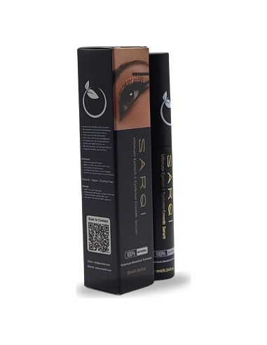 Aceite Crecimiento Pestañas y Cejas SARQI 10 ml Natural