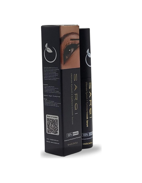 Aceite Crecimiento Pestañas y Cejas SARQI 10 ml Natural