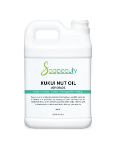 Aceite de Nuez Kukui Soapeauty 1.89L | Hidratante Natural Piel y Cabello