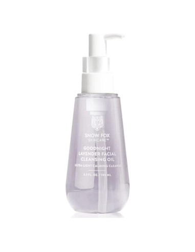 Aceite Limpiador Facial Snow Fox 2 en 1 con Lavanda 93.5ml