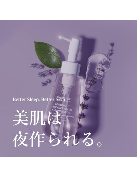 Aceite Limpiador Facial Snow Fox 2 en 1 con Lavanda 93.5ml