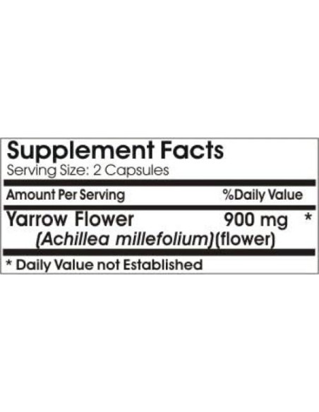 Flor de Milenrama 900mg - 100 Cápsulas Naturetition