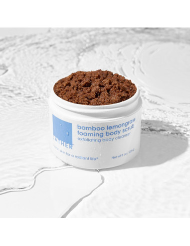 Exfoliante Espumoso LATHER de Bambú y Hierba de Limón 227g