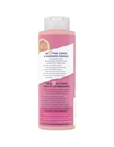 Gel de Ducha Exfoliante St. Ives Limón Rosa y Naranja 2-Pack 453g