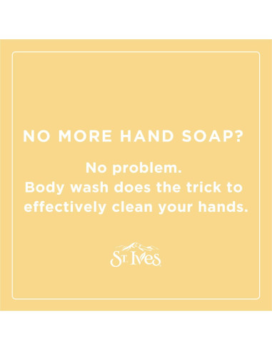 Gel de Ducha Exfoliante St. Ives Limón Rosa y Naranja 2-Pack 453g