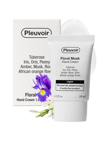 Crema de Manos Pleuvoir Almizcle Floral 40.82g - K-Beauty Vegano
