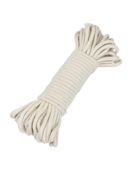 Cuerda de Algodón Trenzada Enenes 20 Metros 6MM Multiuso