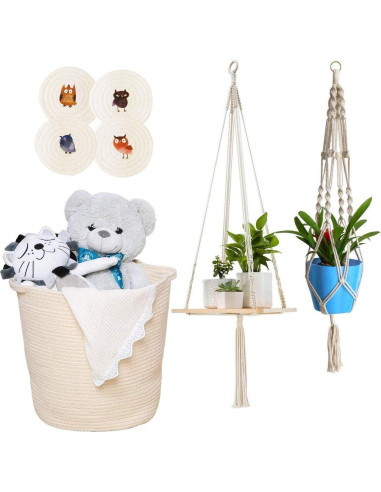 Cuerda de Algodón Trenzada Enenes 20 Metros 6MM Multiuso