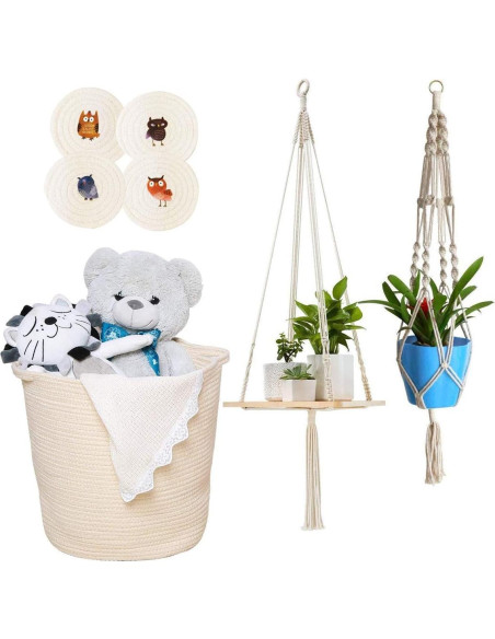 Cuerda de Algodón Trenzada Enenes 20 Metros 6MM Multiuso