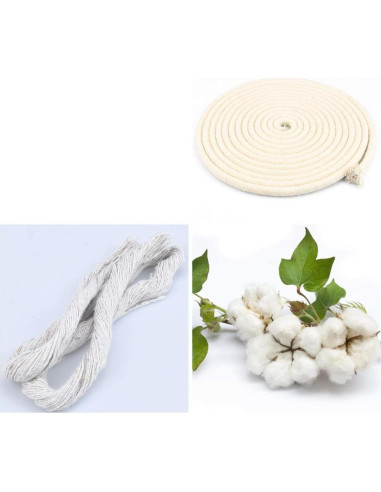 Cuerda de Algodón Trenzada Enenes 20 Metros 6MM Multiuso