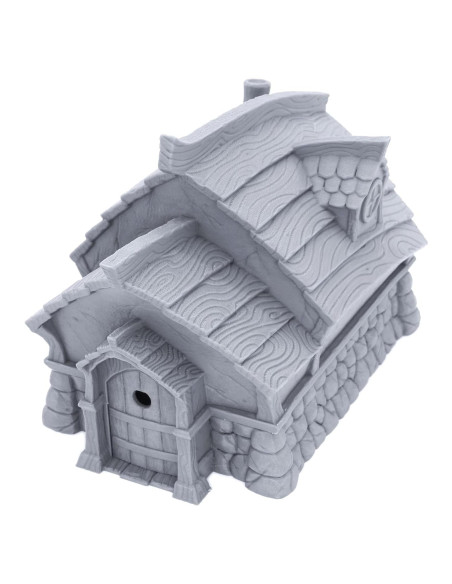 Casa del Pueblo de Pescadores EnderToys 3D para RPG y Wargame