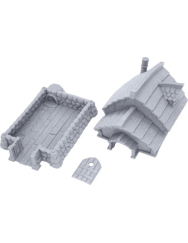 Casa del Pueblo de Pescadores EnderToys 3D para RPG y Wargame