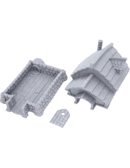 Casa del Pueblo de Pescadores EnderToys 3D para RPG y Wargame