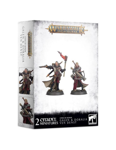 Miniaturas Warhammer Age of Sigmar: Galen y Doralia Ven Denst
