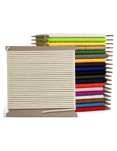 Cuerda de Algodón Trenzada 5mm 15.24m PH PerkHomy Blanco