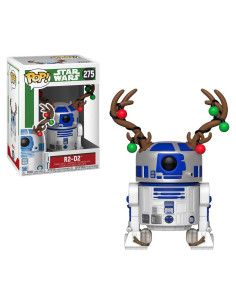 Funko Pop R2D2 con Astas Vacaciones 9.5cm Coleccionable