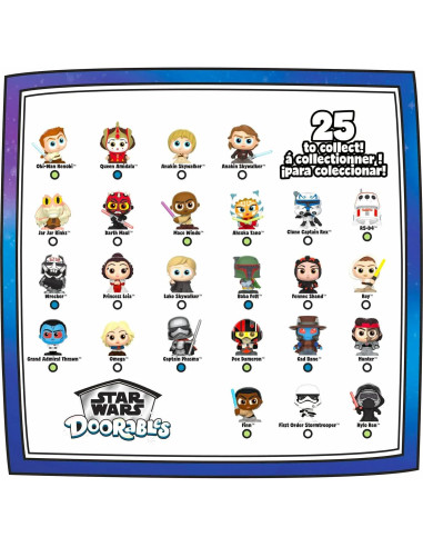 Conjunto de Figuras Mini Star Wars Doorables - 3 Figuras