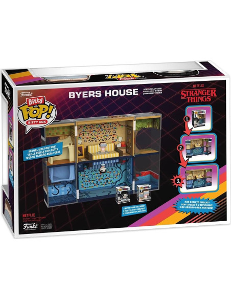 Funko Bitty Pop! Casa Byers Stranger Things con 2 Figuras