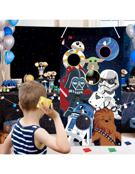 Juego de Lanzamiento ERguanfoiun Galaxy Wars con 4 Bolsas