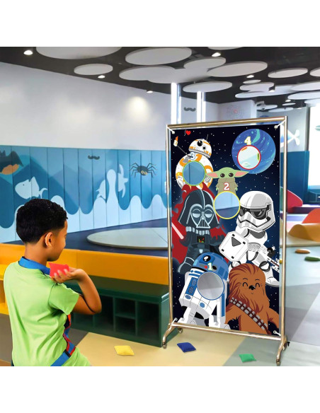 Juego de Lanzamiento ERguanfoiun Galaxy Wars con 4 Bolsas