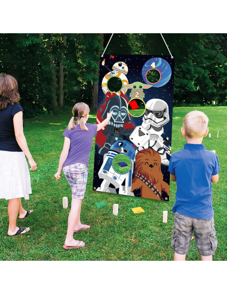 Juego de Lanzamiento ERguanfoiun Galaxy Wars con 4 Bolsas