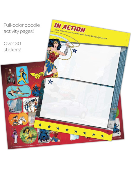 Set de Colorear Wonder Woman DC Shop - 2 Libros + Stickers Set de Colorear Wonder Woman DC Shop - 2 Libros + Stickers