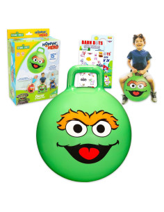 Pelota Saltarina Oscar el Gruñón 38 cm - Plaza Sésamo