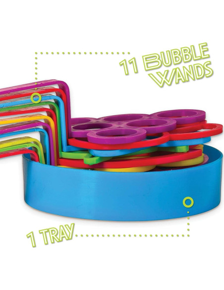 Paquete de 11 Varitas de Burbujas Neliblu - Colores Surtidos