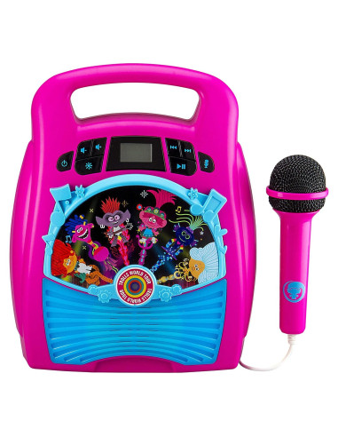Karaoke Portátil eKids Trolls World Tour Bluetooth 1.04kg