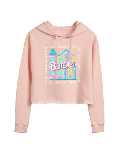 Sudadera Cortada para Mujeres Barbie - Casa de los Sueños Rosa