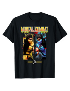 Camiseta Mortal Kombat Oficial Hombres Scorpion vs Sub-Zero