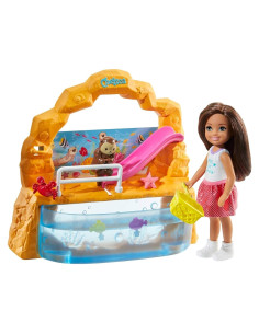 Muñeca Chelsea Barbie con Conjunto de Juego y Mascota