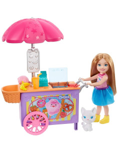 Muñeca Chelsea Barbie con Conjunto de Juego y Mascota 2