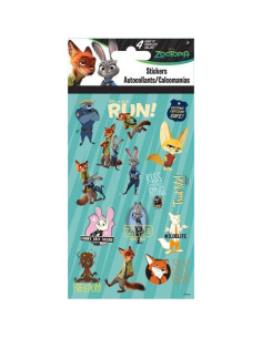 Pegatinas Zootopia Trends International - 4 Hojas Multicolor 2