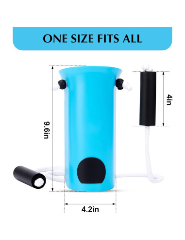 Ayuda para Ponerse Calcetines NewGra Azul 10 cm Ancha