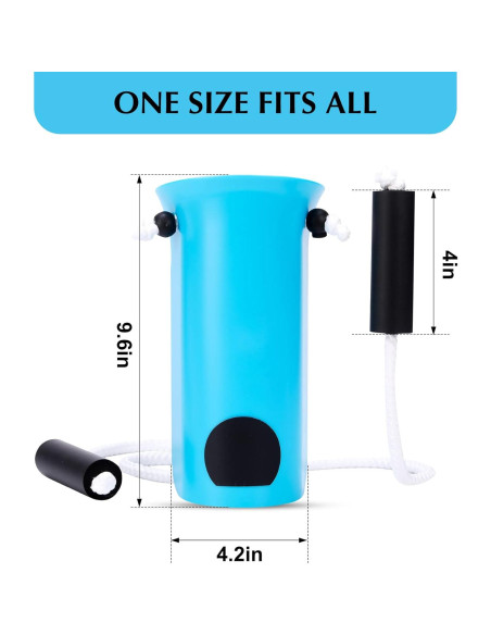 Ayuda para Ponerse Calcetines NewGra Azul 10 cm Ancha