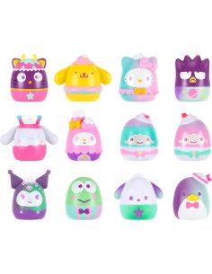 Mini-Squish Hello Kitty y Amigos - Paquete de 12 con Accesorios 2