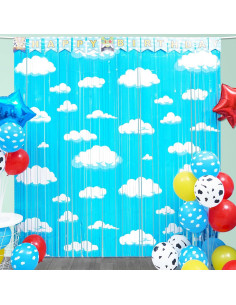 Cortinas de Flecos de Aluminio Simaya 2PACK Cumpleaños 2