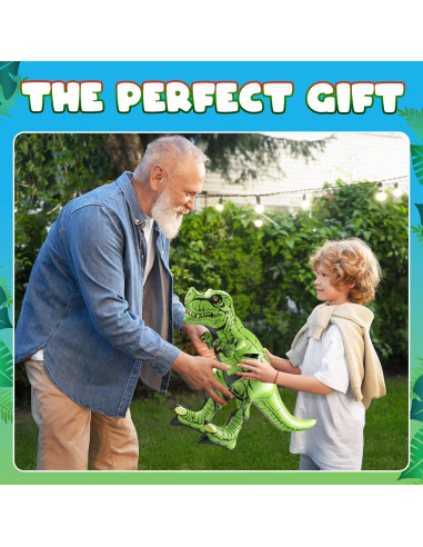 Decoraciones Inflables de Dinosaurios KiddieLoot - 6 Piezas 130-168 cm