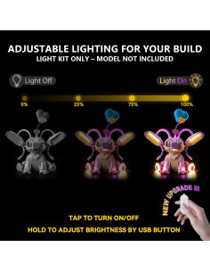 Kit de Iluminación LED BrickSoul 43257 para LEGO Lilo y Stitch 2