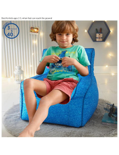 Silla Puff de Nylon Idea Nuova Blue's Clues para Niños Grande 2