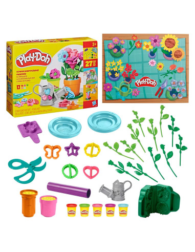 Juego de Floristería Play-Doh con 27 Accesorios para Niños