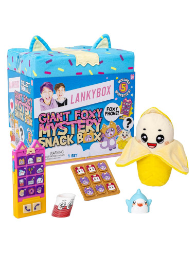 Caja de Snacks Sorpresa LankyBox Giant Foxy - 5 Sorpresas