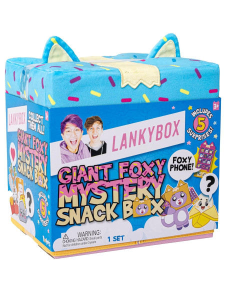 Caja de Snacks Sorpresa LankyBox Giant Foxy - 5 Sorpresas