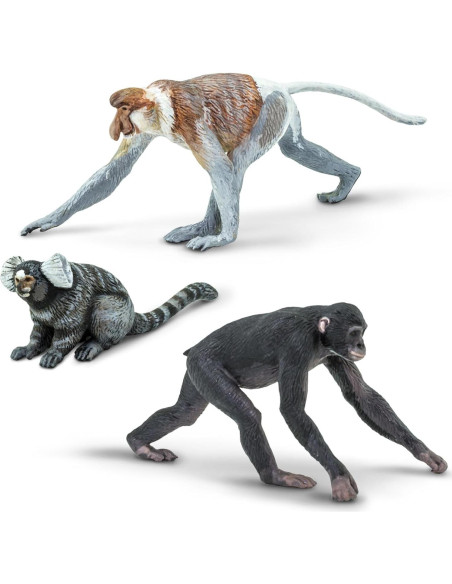Figuras de Primates Safari Ltd - Juguete Educativo 3+ Años