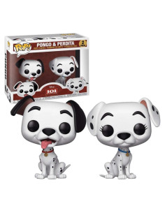 Funko Pop! 101 Dálmatas Pongo y Perdita 2 Pack Vinilo