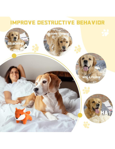 Juguete Interactivo para Perros Okegztoa Zorro Grande